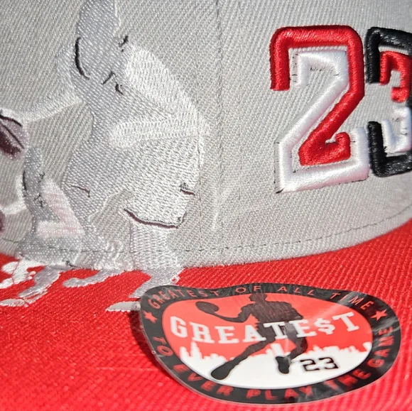 Michael Jordan Chicago bulls 23 snap back hat, NEW - Picture 4 of 6